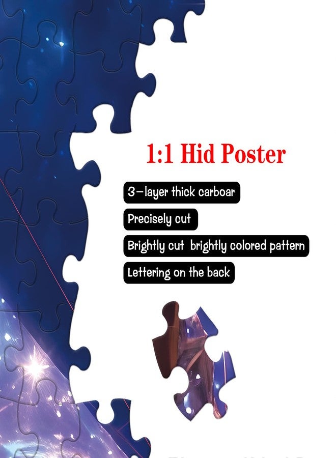Cafly Family Jigsaw Puzzles for Adults 1000 Pieces, Challenging Fun Puzzles Stunning Art Wall Decor, Gift for Adult Puzzle Lovers, Poster Included, Starry Sky Ship C0830 - Image 3